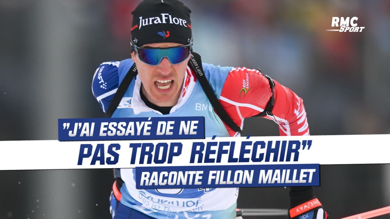 Biathlon J ai essayé de ne pas trop réfléchir raconte Fillon