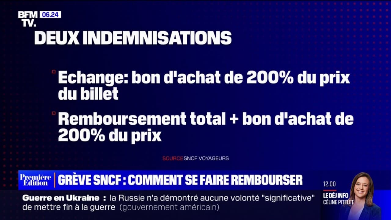 Grève à la SNCF comment se faire rembourser son billet en cas de train