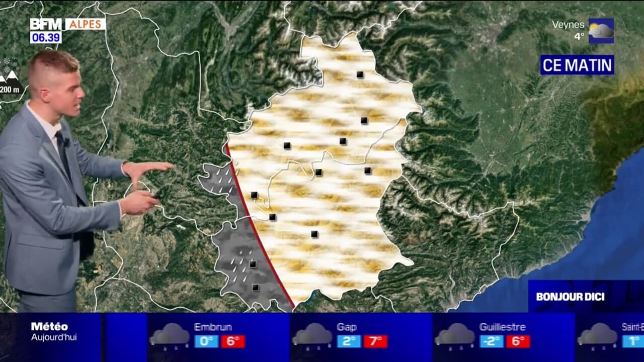 M T O Alpes Du Sud Un Ciel Voil Avant L Arriv E De Pr Cipitations