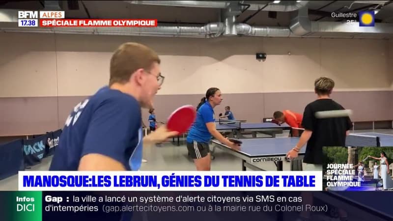 Manosque Les Fr Res Lebrun Sont Des G Nies Du Tennis De Table