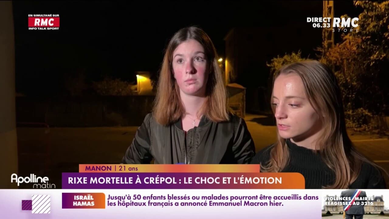 Rixe mortelle à Crépol le choc et l émotion