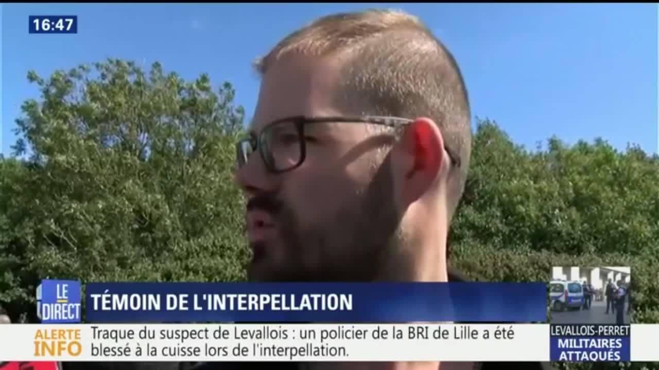 Un témoin raconte l interpellation de l auteur présumé de l attaque de