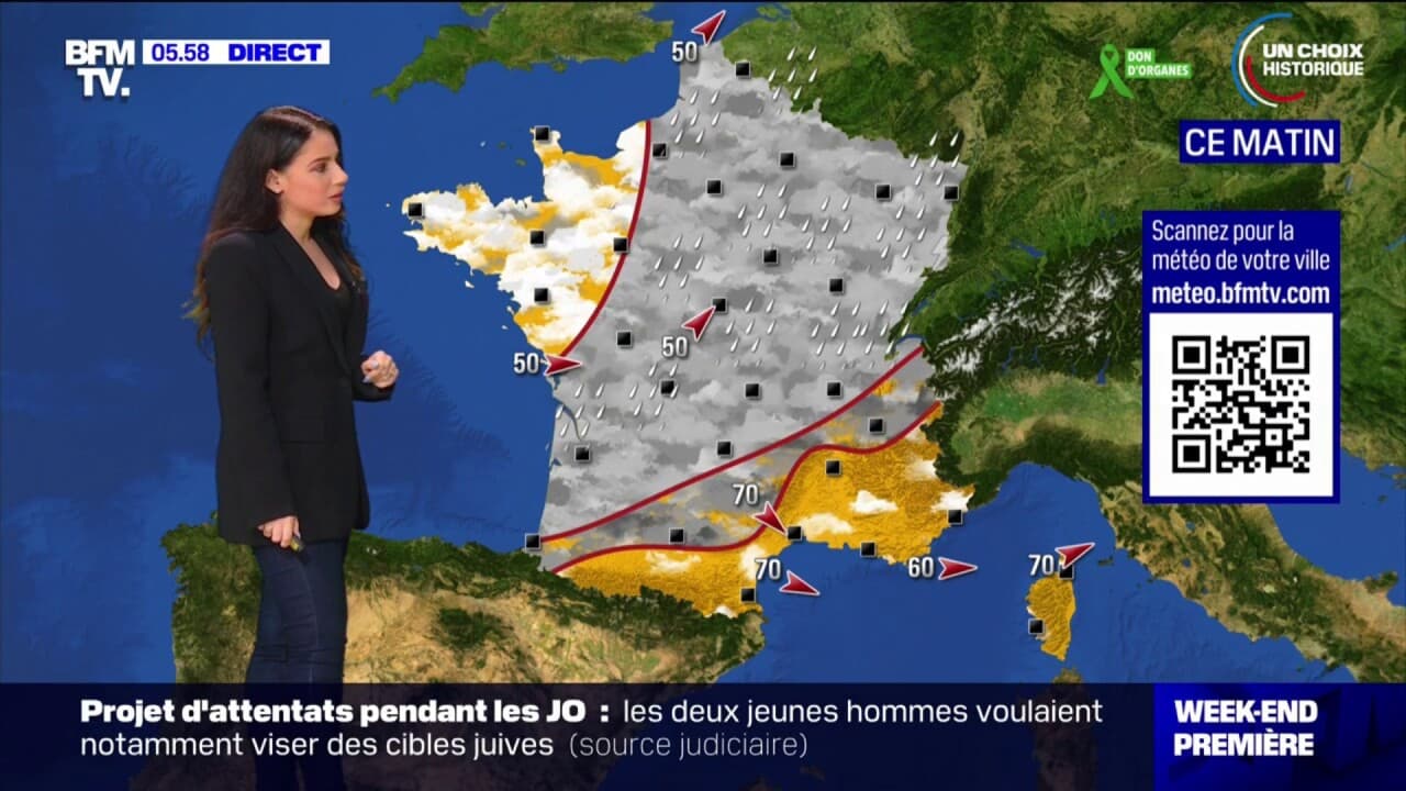 Vent Pluie Risque D Orage Un Ciel Mitig Sur Tout Le Pays Ce Samedi