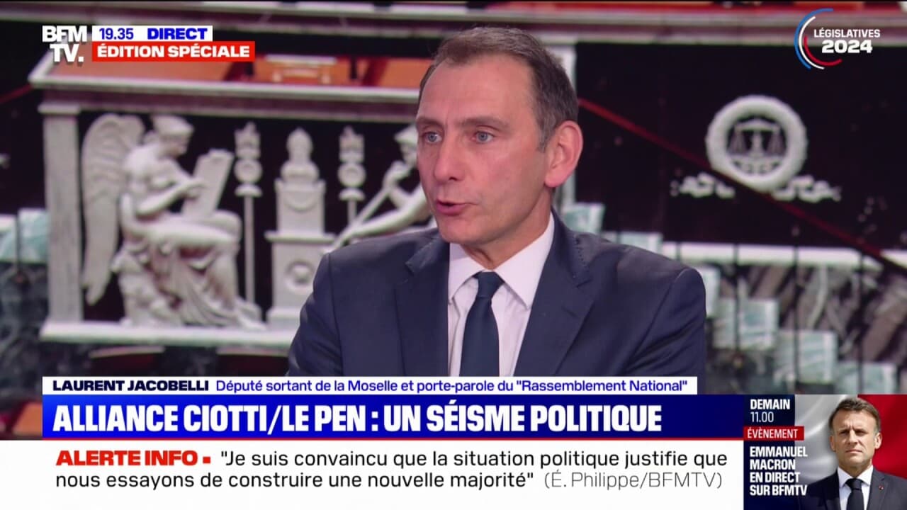 Laurent Jacobelli RN Face à un défi historique il y a des gens