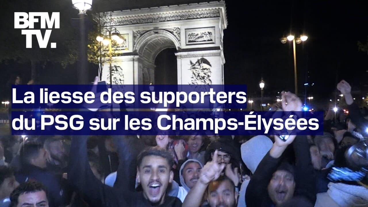 La Liesse Des Supporters Du Psg Apr S Leur Qualification En Demi Finale