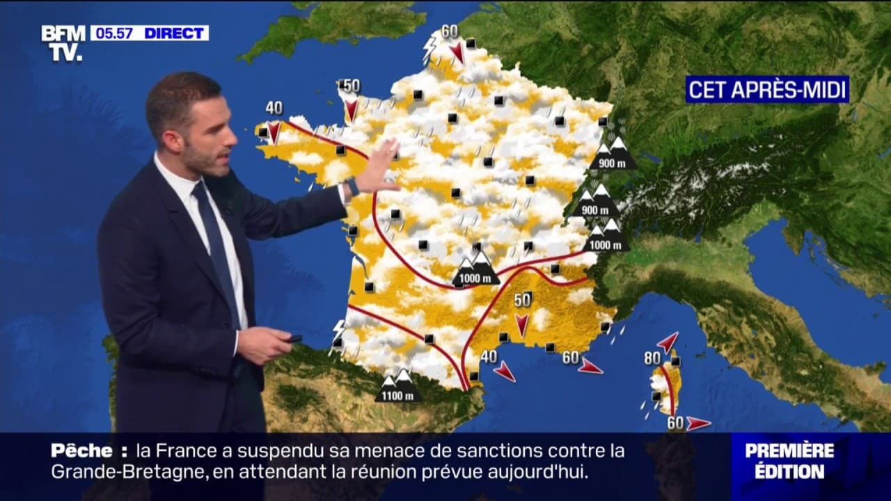 Un Temps Encore Pluvieux Et Gris Sur Une Large Partie Du Pays Ce Jeudi