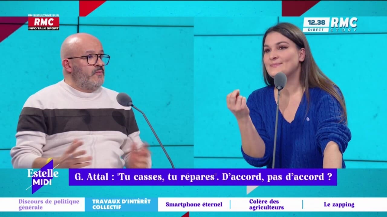 Tu casses tu répares daccord ou pas daccord avec Gabriel Attal