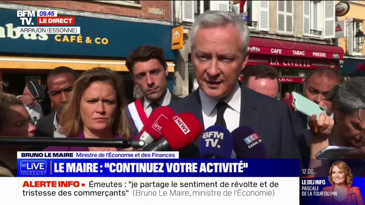 Bruno Le Maire Nous Pourrons Consid Rer Des Annulations De Charges