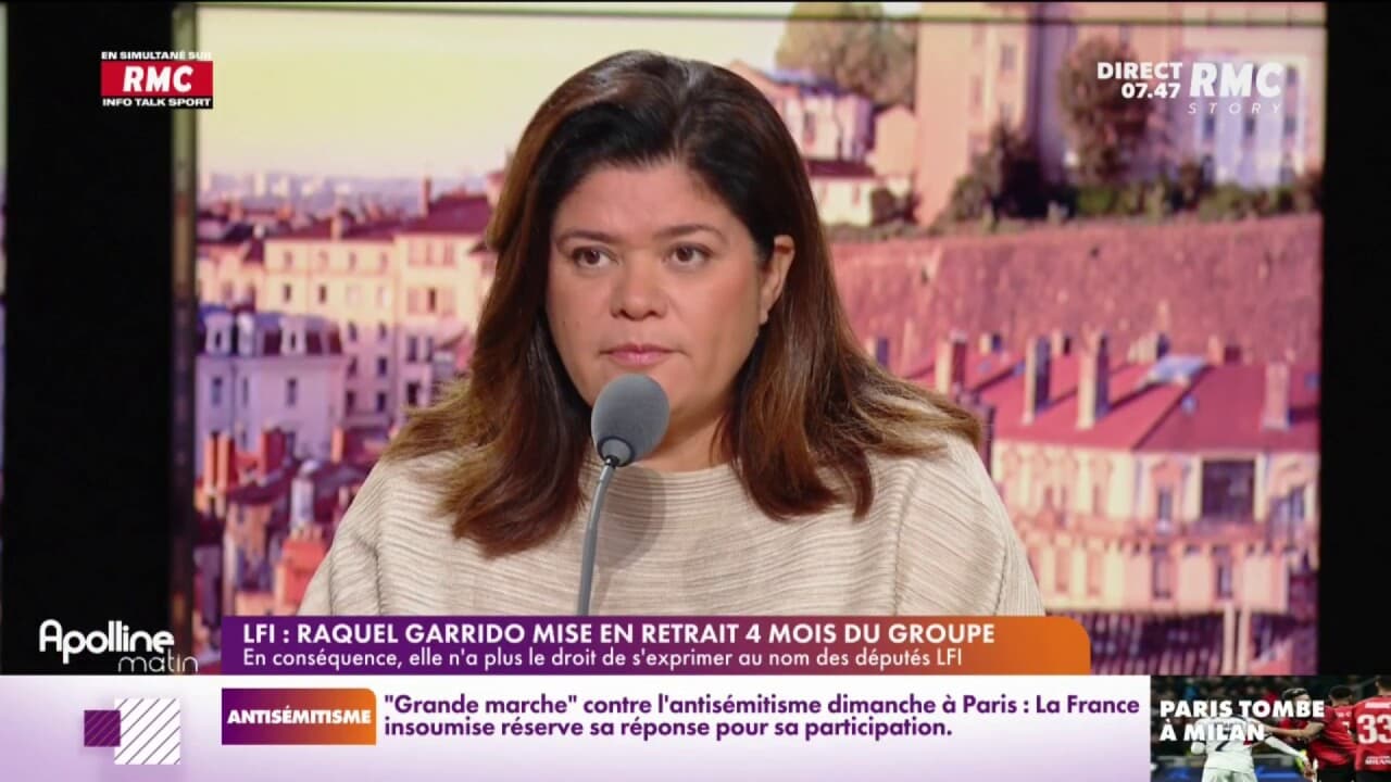 L invitée du jour Raquel Garrido mise en retrait 4 mois du groupe