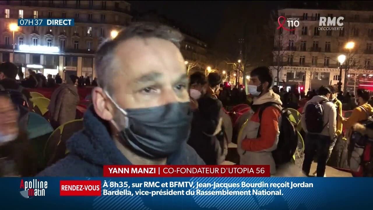 Des Centaines De Migrants Install S Place De La R Publique Paris Ont