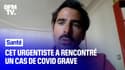 L'urgentiste parle d'une rencontre avec un patient Covid gravement malade.