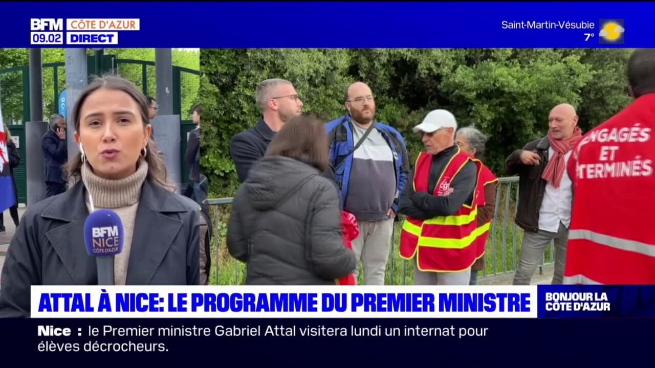 Le programme de Gabriel Attal en visite à Nice ce lundi