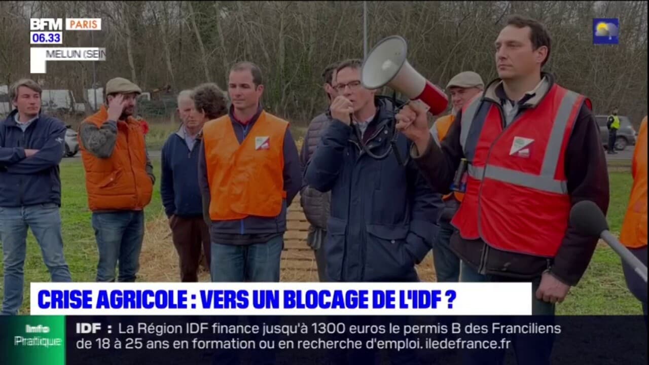 Colère des agriculteurs vers un blocage de l Ile de France