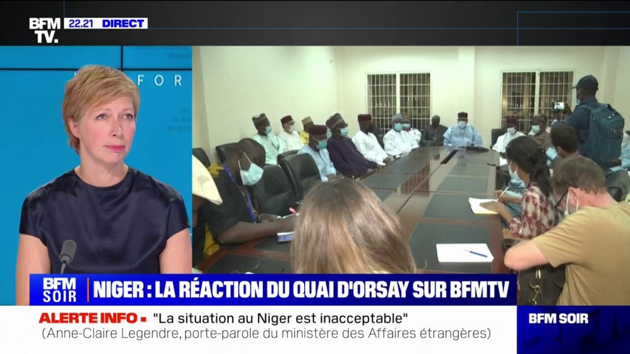 Coup d État au Niger La situation est inacceptable affirme Anne