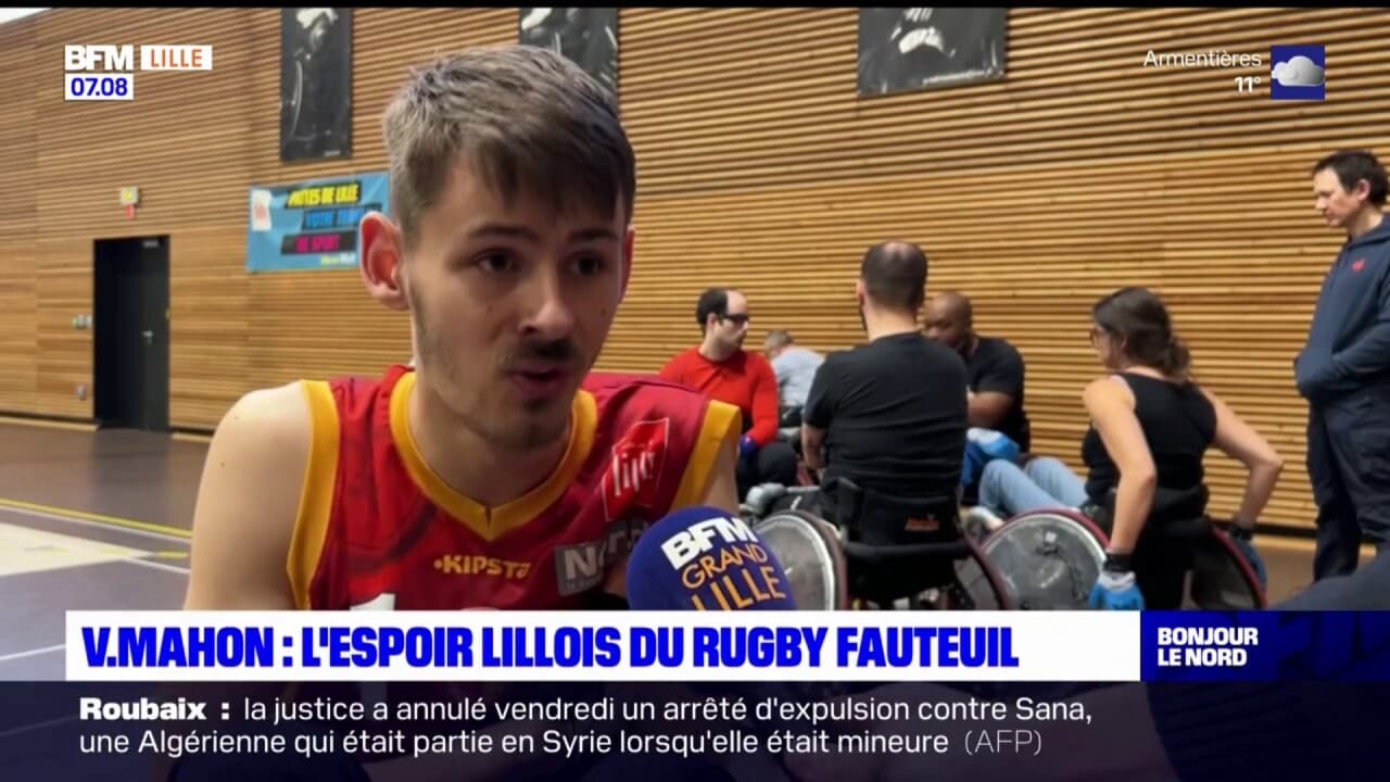 Victor Mahon L Espoir Lillois Du Rugby Fauteuil