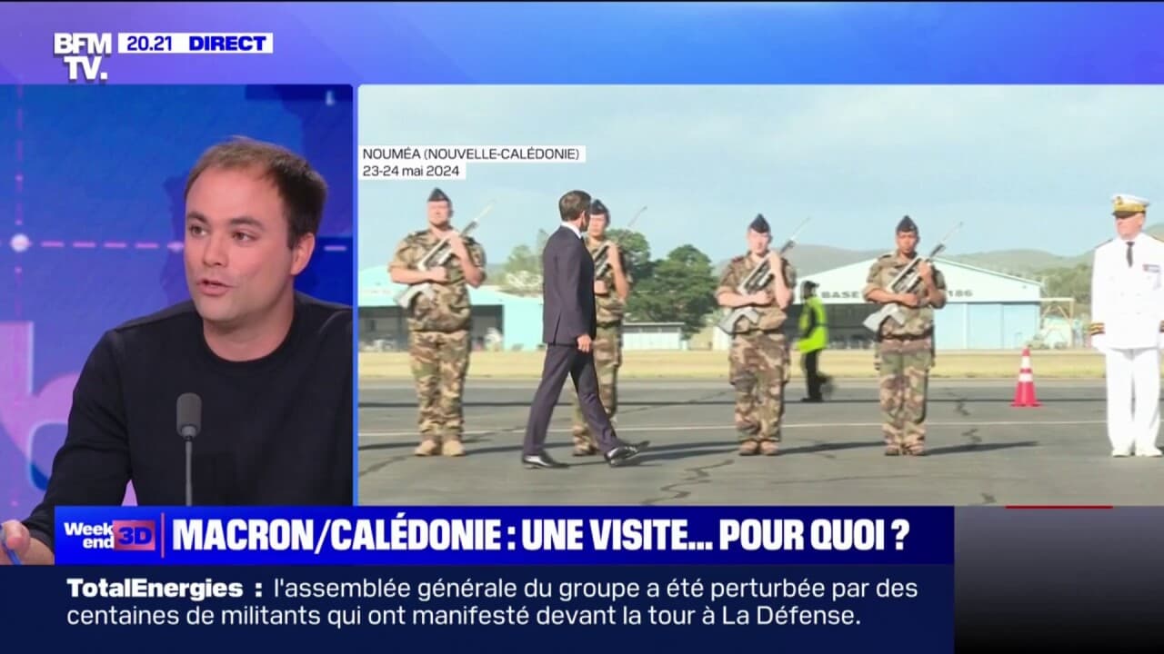 LE MATCH DU SOIR Emmanuel Macron en Nouvelle Calédonie Cette