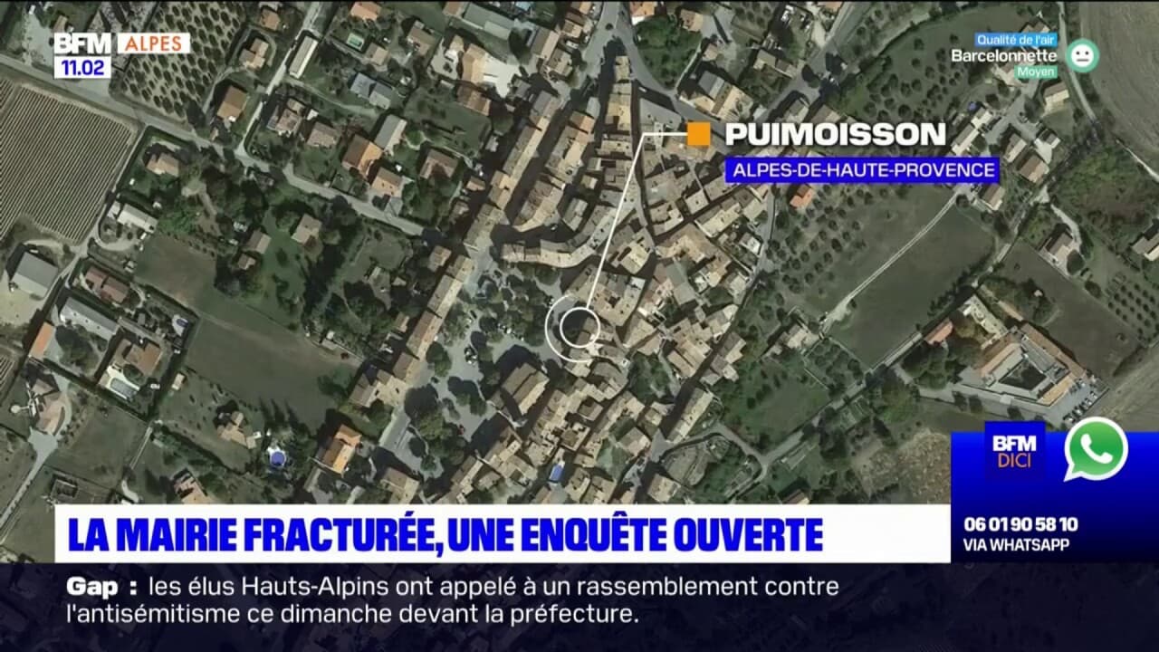 Puimoisson La Mairie Fractur E Une Enqu Te Ouverte