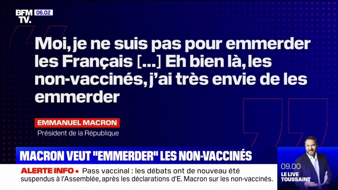 Les Non Vaccin S J Ai Tr S Envie De Les Emmerder Les Propos D