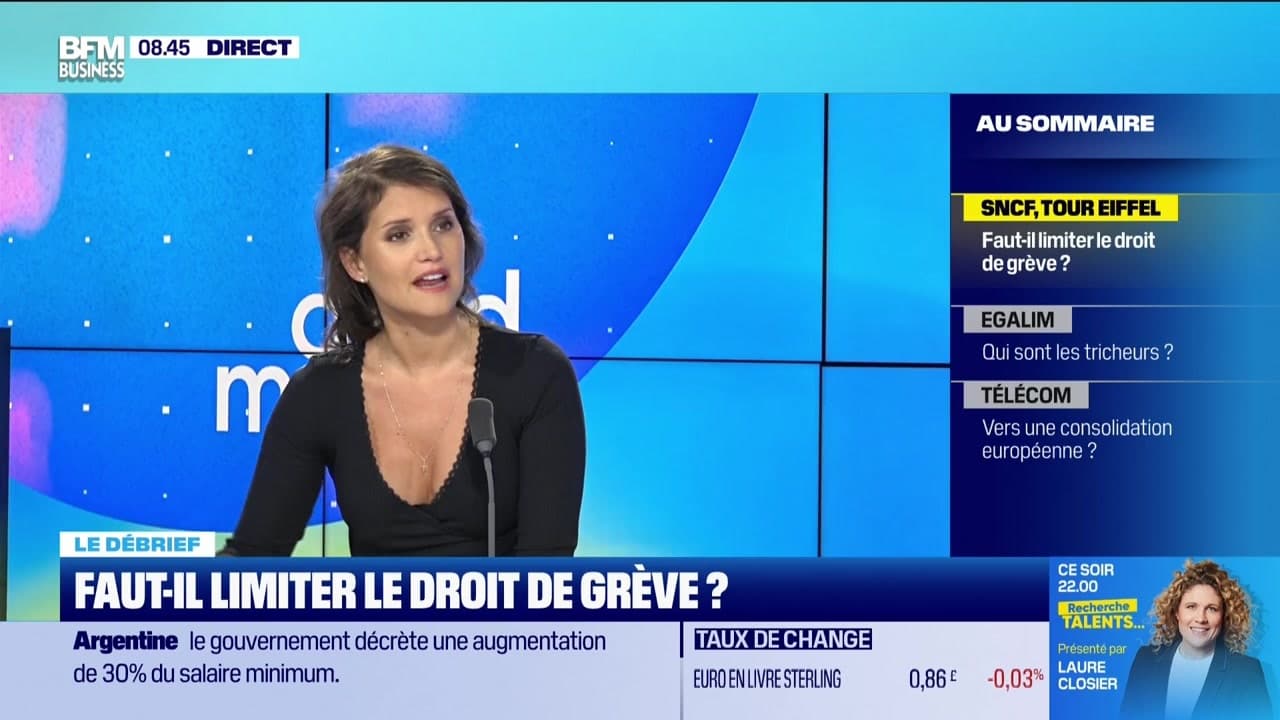 Le débrief Faut il limiter le droit de grève 21 02