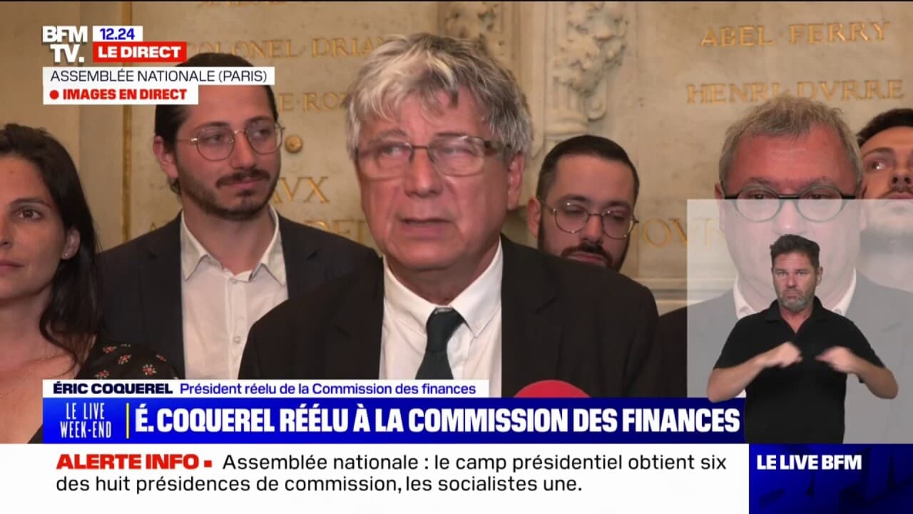 Assemblée nationale Éric Coquerel est réélu président de la commission