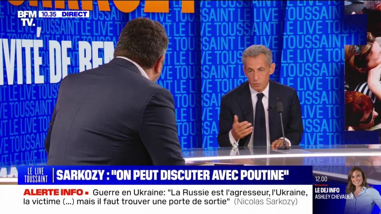 Guerre En Ukraine Nicolas Sarkozy Assure Qu On Peut Discuter Avec