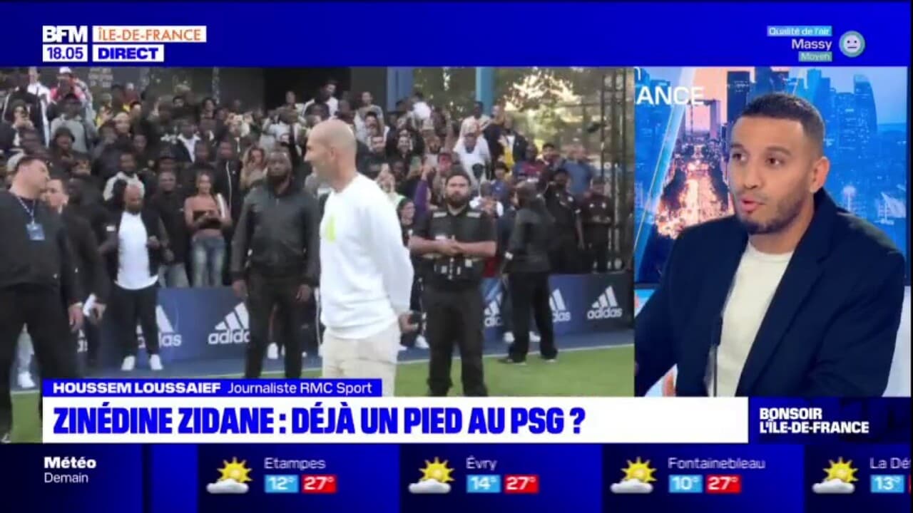 Football on est proche d un accord entre le PSG et Zinédine Zidane