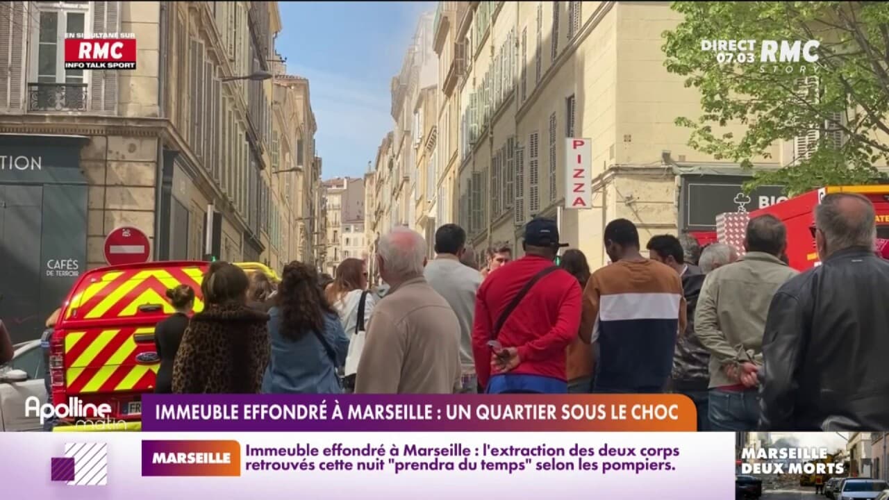 Immeuble effondré à Marseille un quartier sous le choc