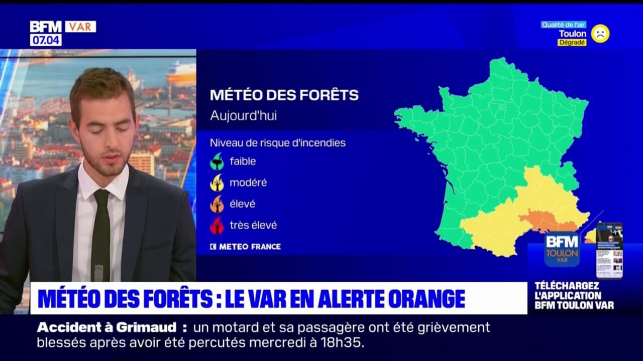 Var Le D Partement En Vigilance Jaune Canicule Et Orange Pour Le