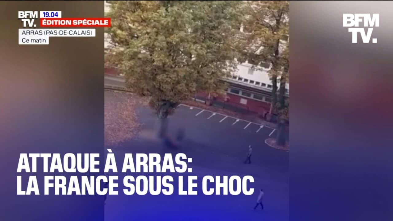 Attaque à Arras la France sous le choc