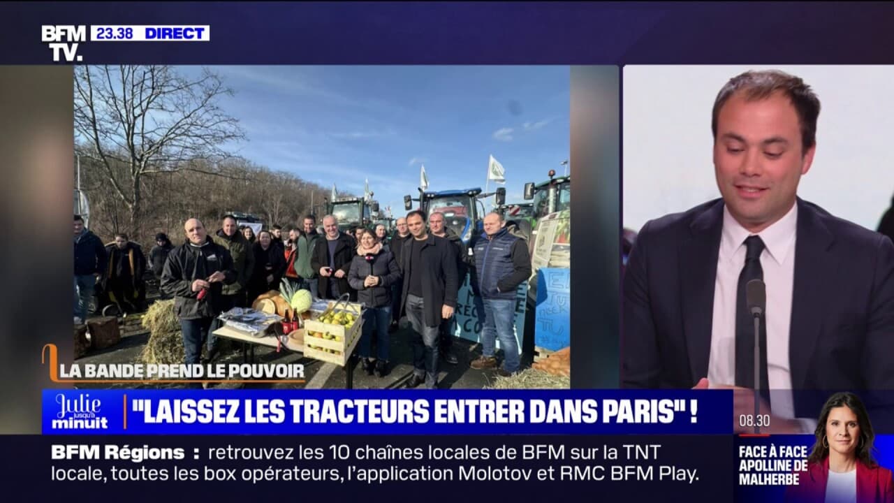 La Bande Prend Le Pouvoir Laissez Les Tracteurs Entrer Dans Paris