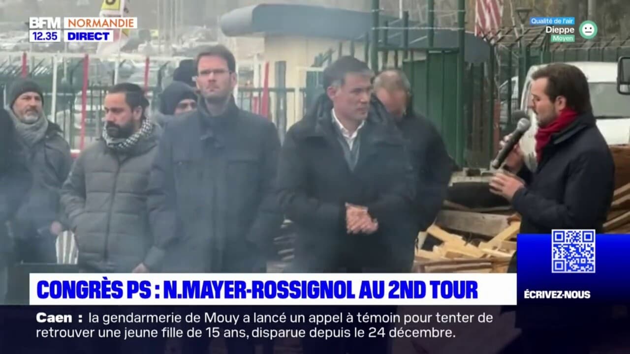 Congrès du PS le maire de Rouen Nicolas Mayer Rossignol qualifié pour