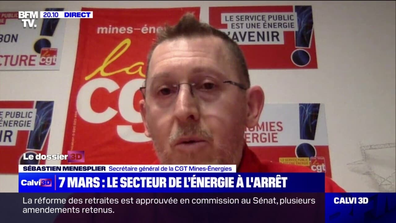 Sébastien Menesplier CGT Mines Énergies promet que les actions contre