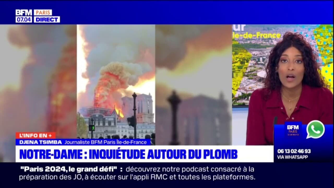 Notre Dame de Paris inquiétude autour du plomb