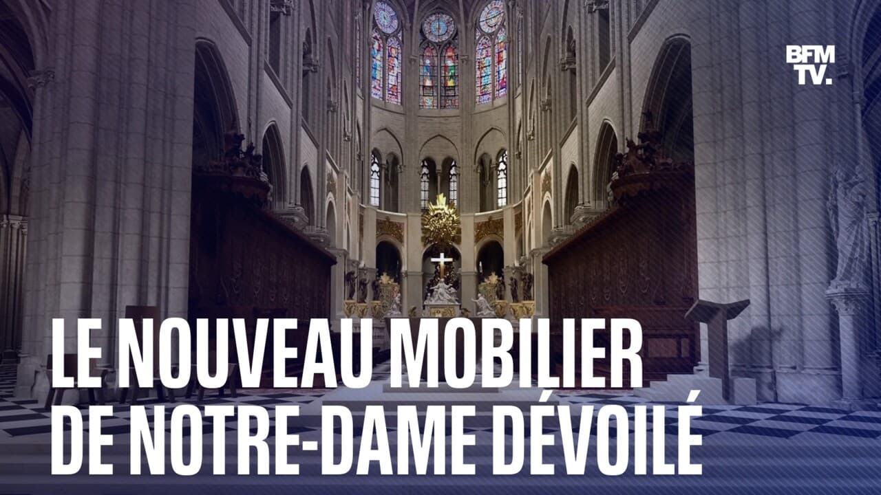 Autel baptistère ambon Le nouveau mobilier de la cathédrale Notre