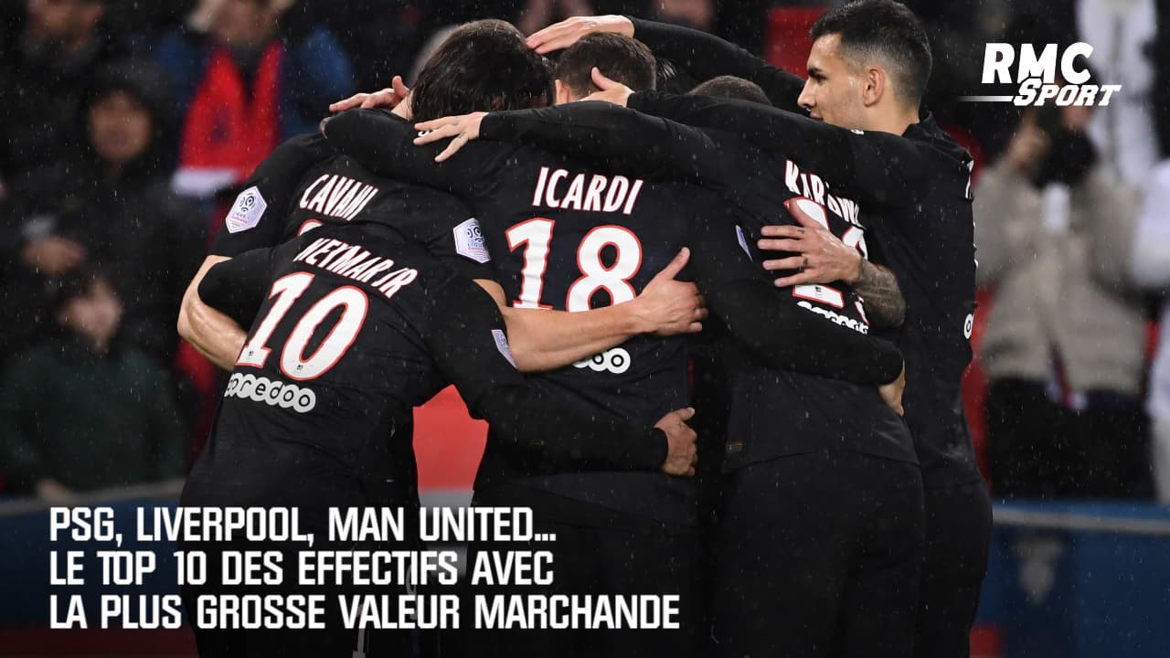 Psg Liverpool Man United Le Top Des Effectifs Avec La Plus