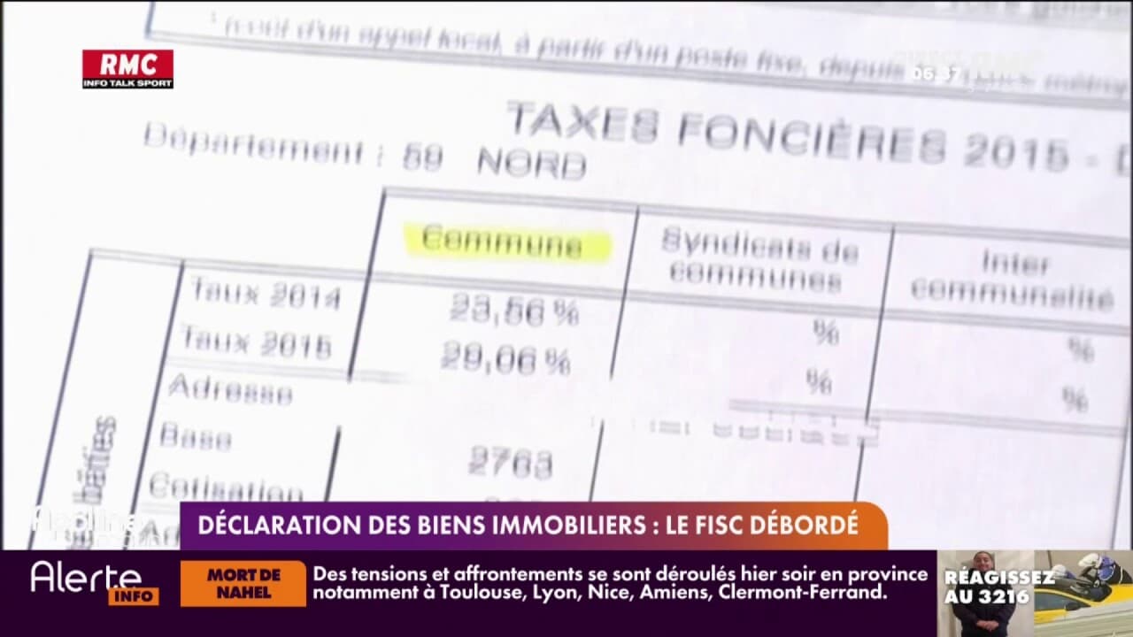 Déclaration des biens immobiliers le fisc débordé