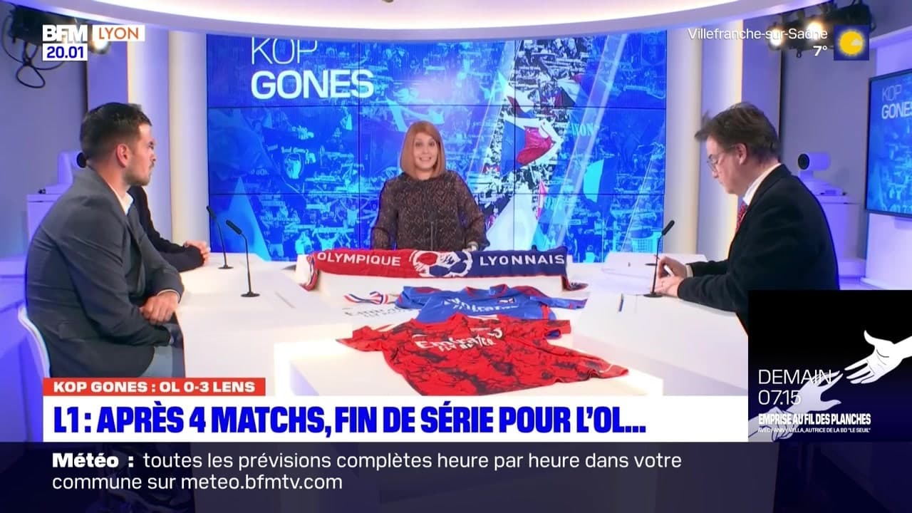 Kop Gones du lundi 4 mars L1 après 4 matchs fin de série pour l OL