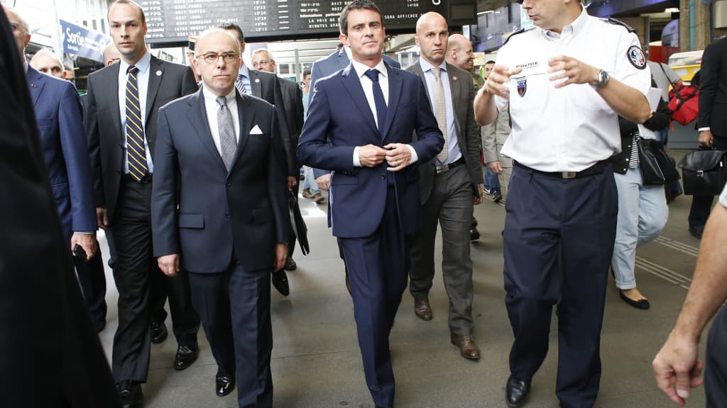 Terrorisme Valls Visite Le Dispositif De S Curit Gare Montparnasse