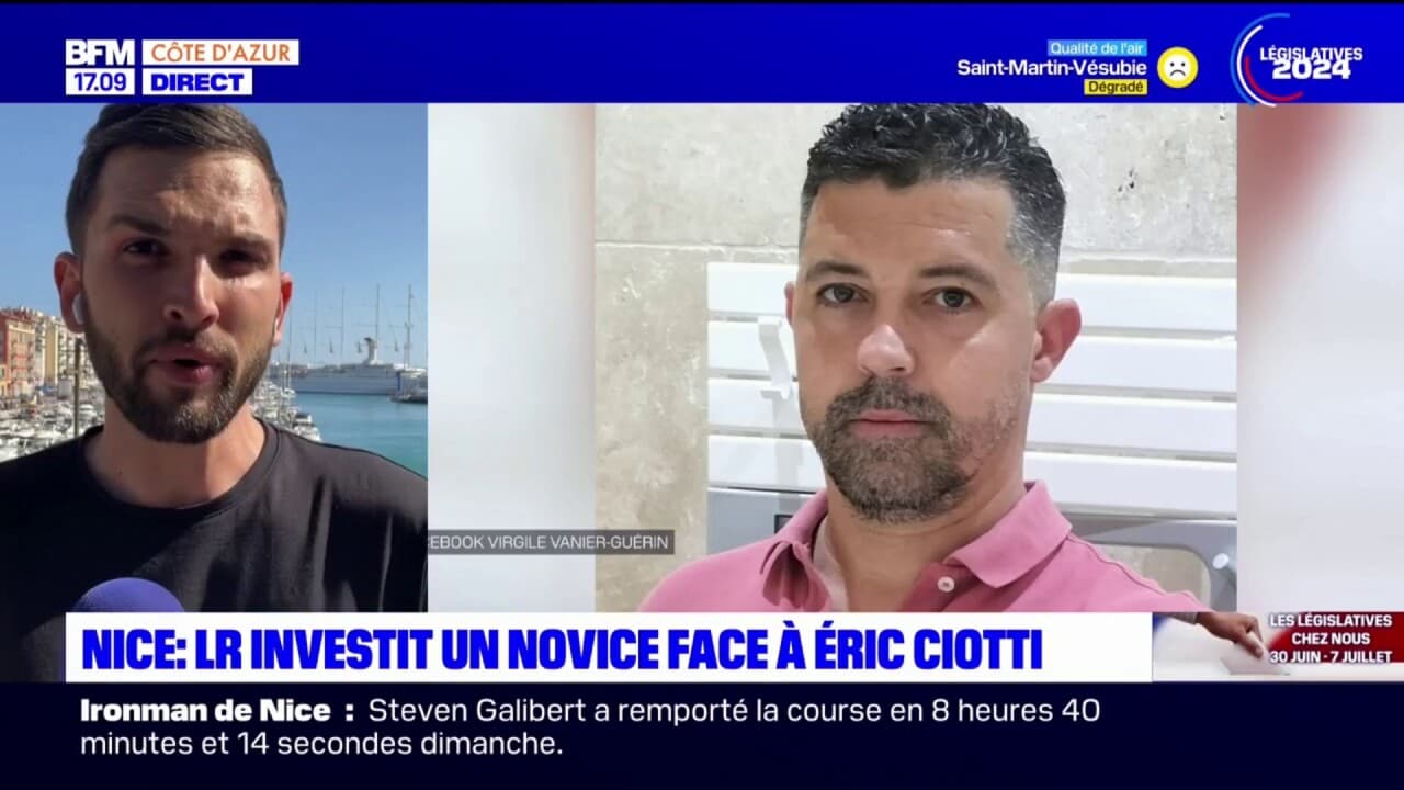 Législatives à Nice LR investit un novice face au député sortant Eric