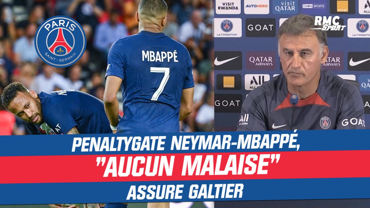 Psg Penaltygate Neymar Mbapp Aucun Malaise Assure Galtier