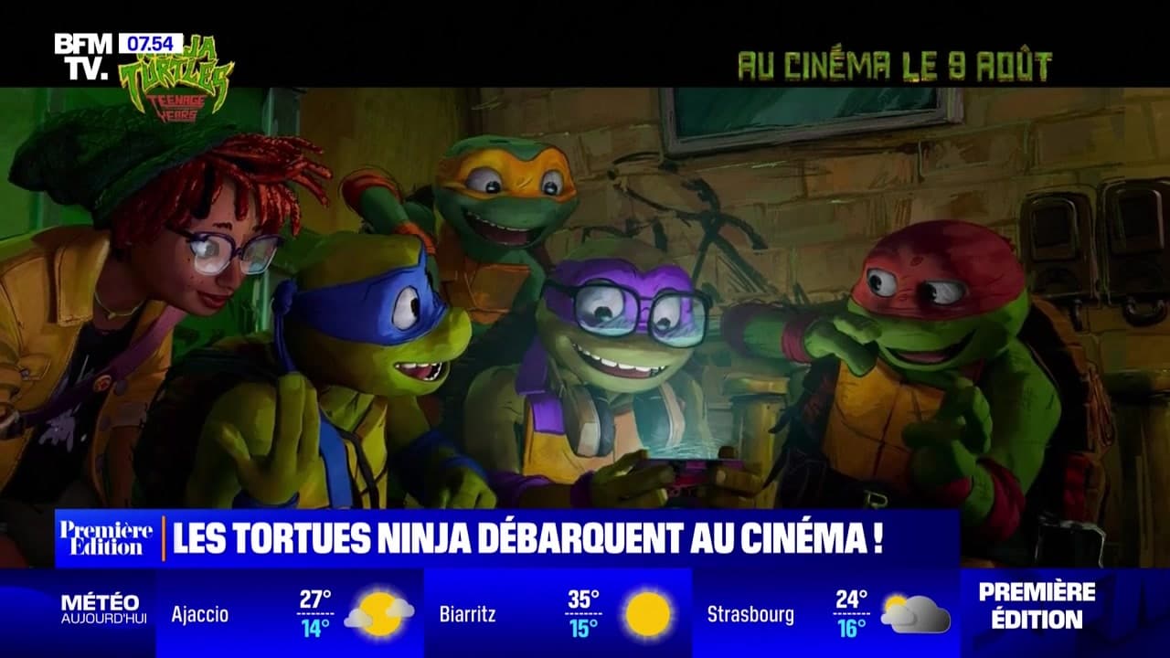 Les Tortues Ninja D Barquent Au Cin Ma