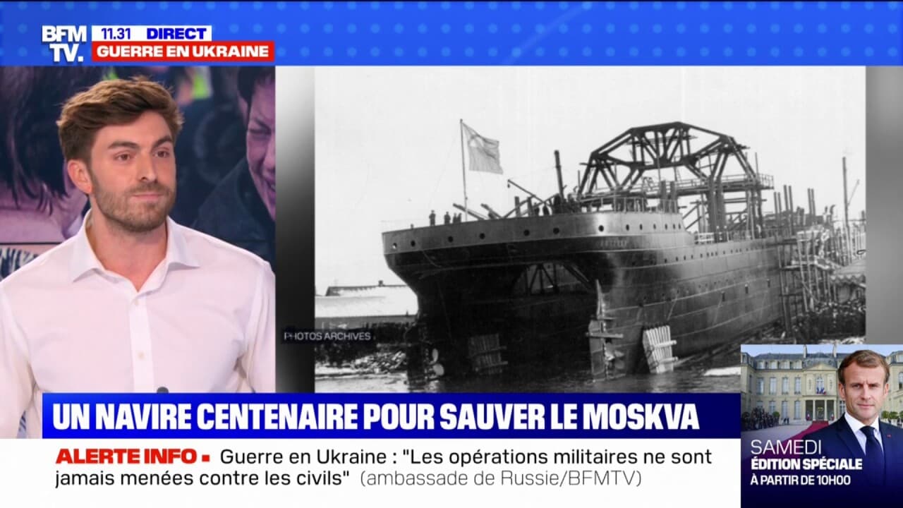 Un Navire Centenaire Envoy L Arm E Russe Pour Explorer L Pave Du Moskva