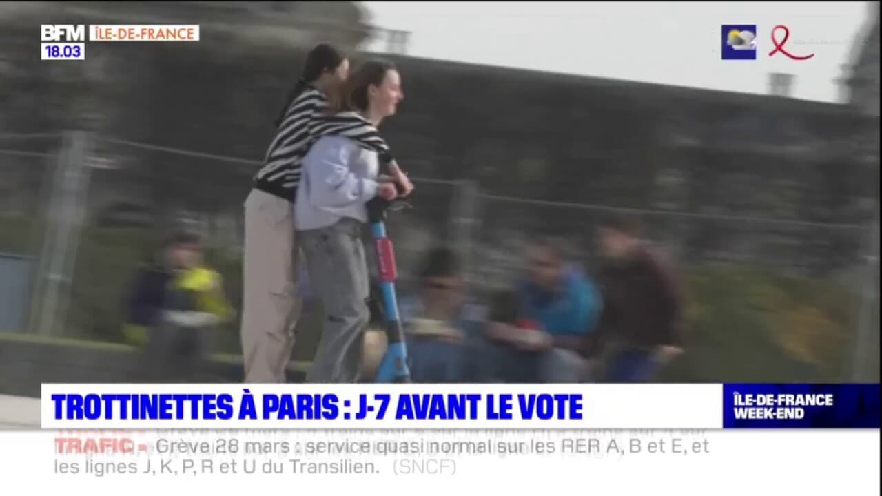 Trottinettes En Libre Service Paris J Avant Le Vote