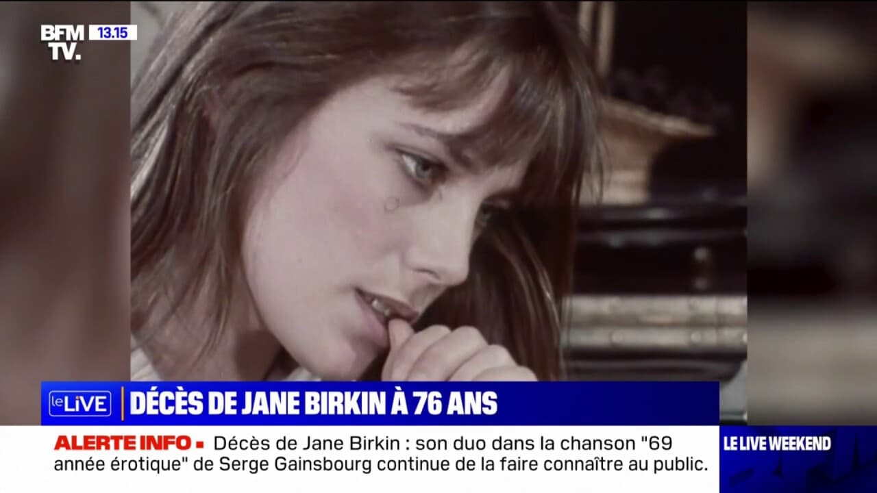 Jane Birkin est morte retour en images sur sa carrière