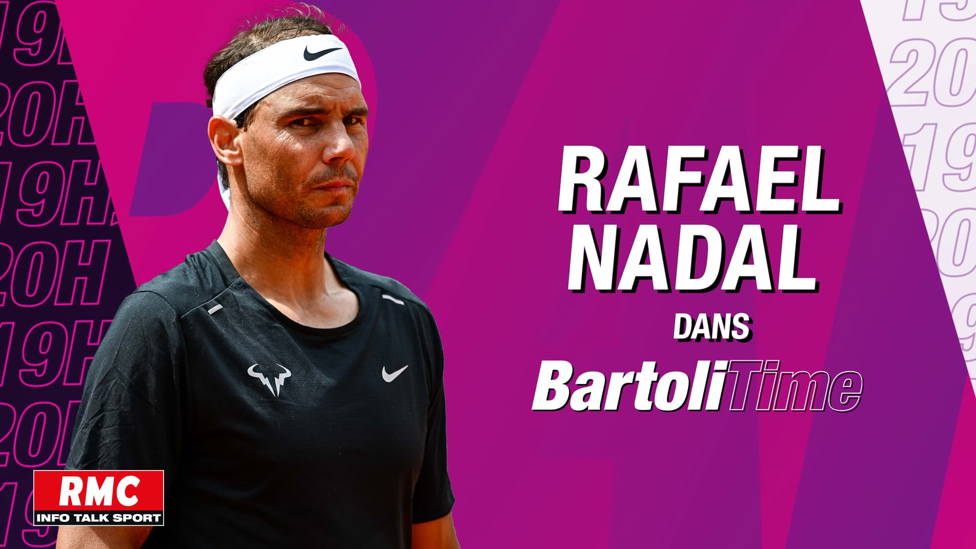 Rafael Nadal invité de Bartoli Time sur RMC ce dimanche à 19h