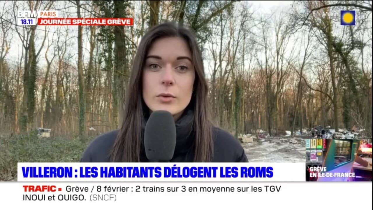 Val d Oise les habitants de Villeron délogent un campement de Roms