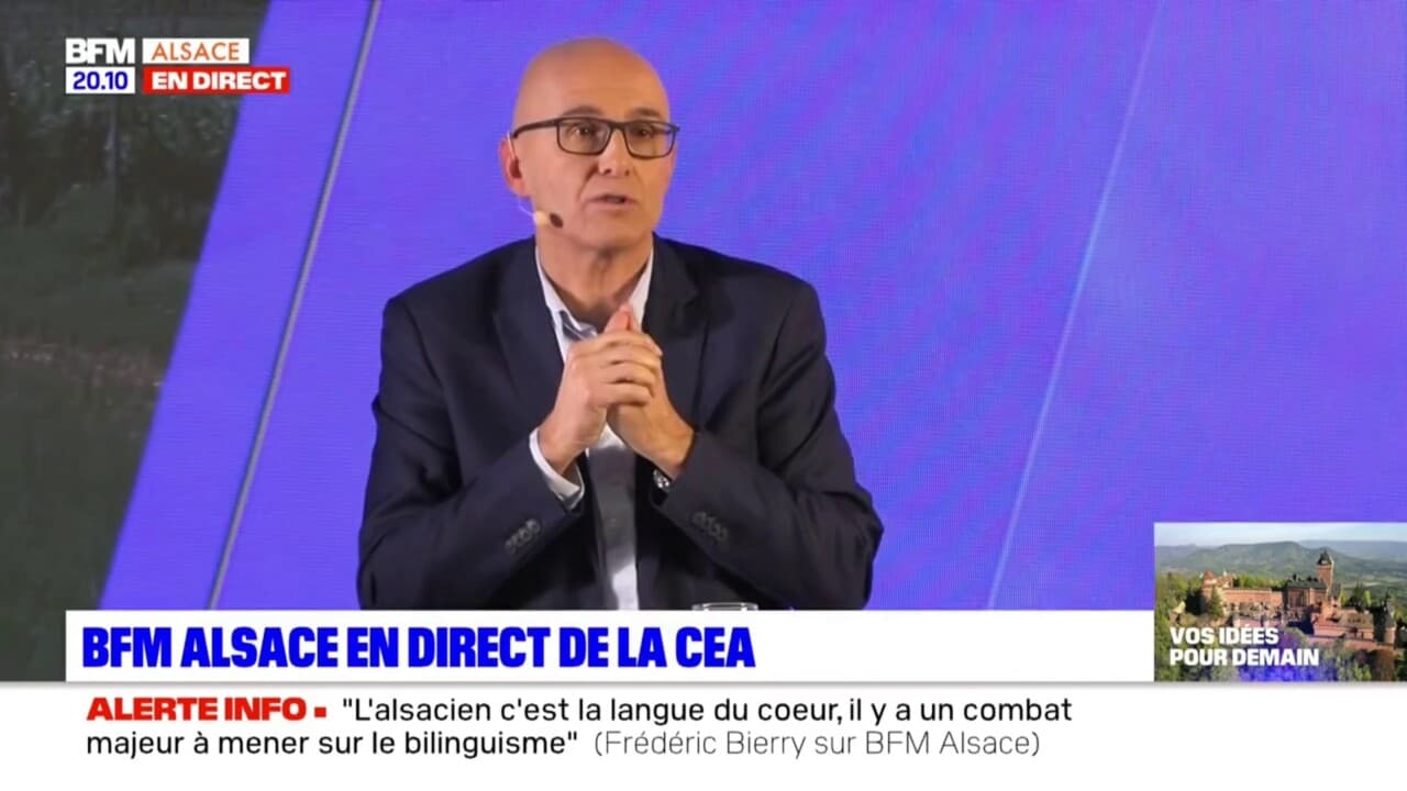 Frédéric Bierry réagit à la création d une collectivité unique en Alsace