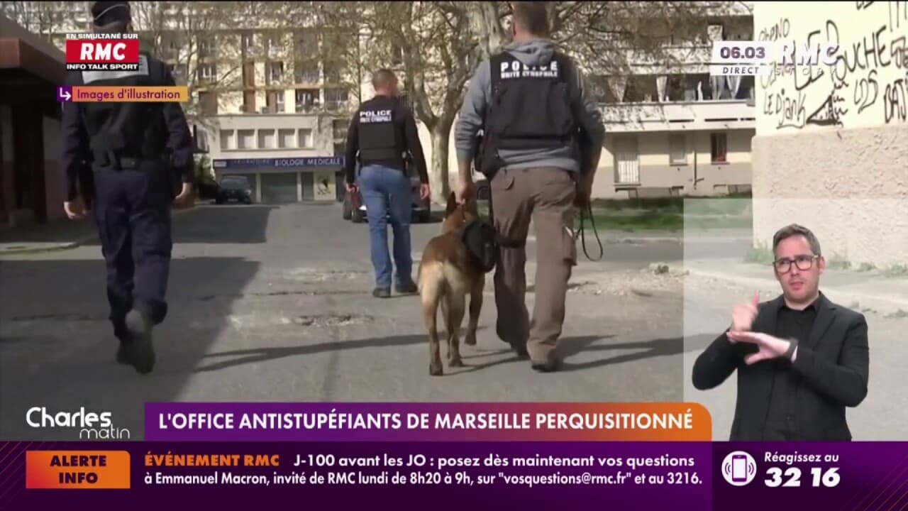 L Office Antistupéfiants de Marseille perquisitionné