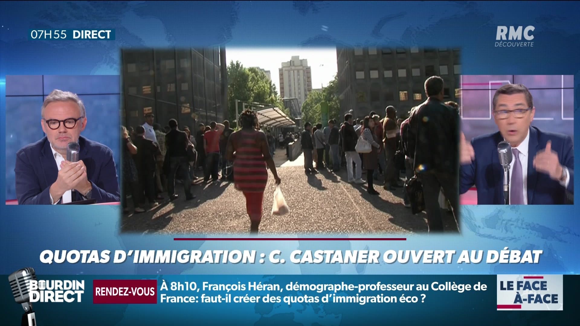 Brunet Neumann Castaner Relance Le D Bat Sur Des Quotas D Immigration