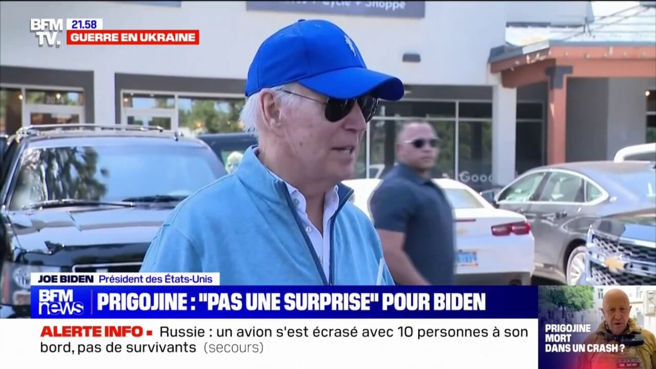 Crash En Russie Evgueni Prigojine Joe Biden Dit Ne Pas Savoir De